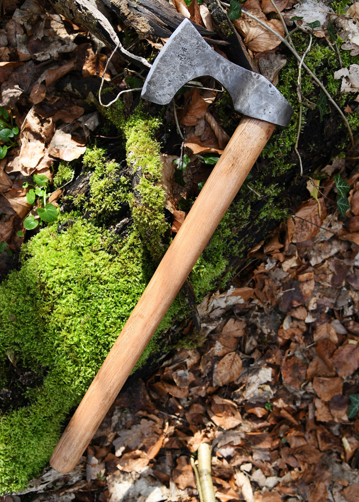 Viking Axe, Hand-Forged Steel, Type B, semi-sharp