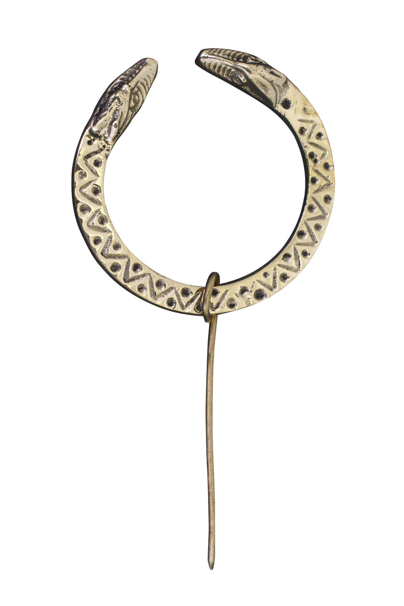 Germanic brooch, brass