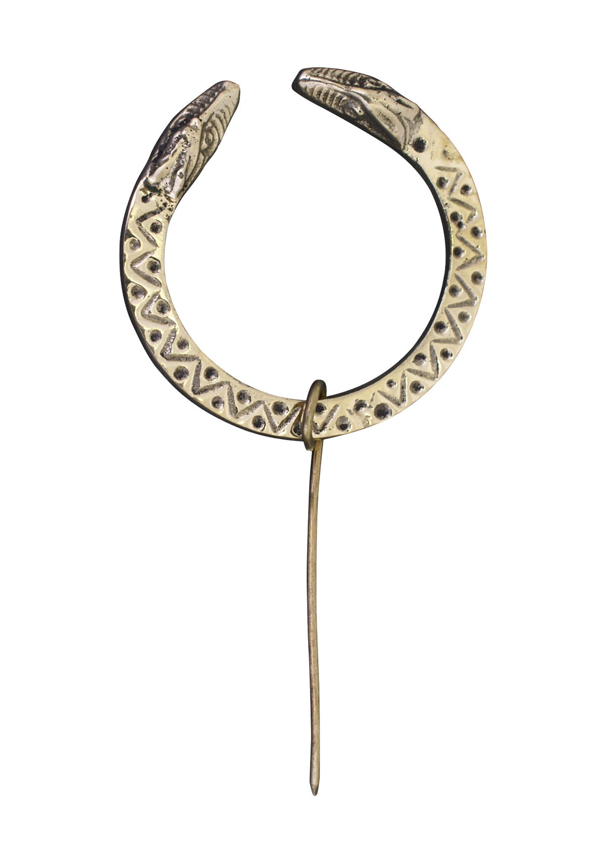 Germansk broche, messing