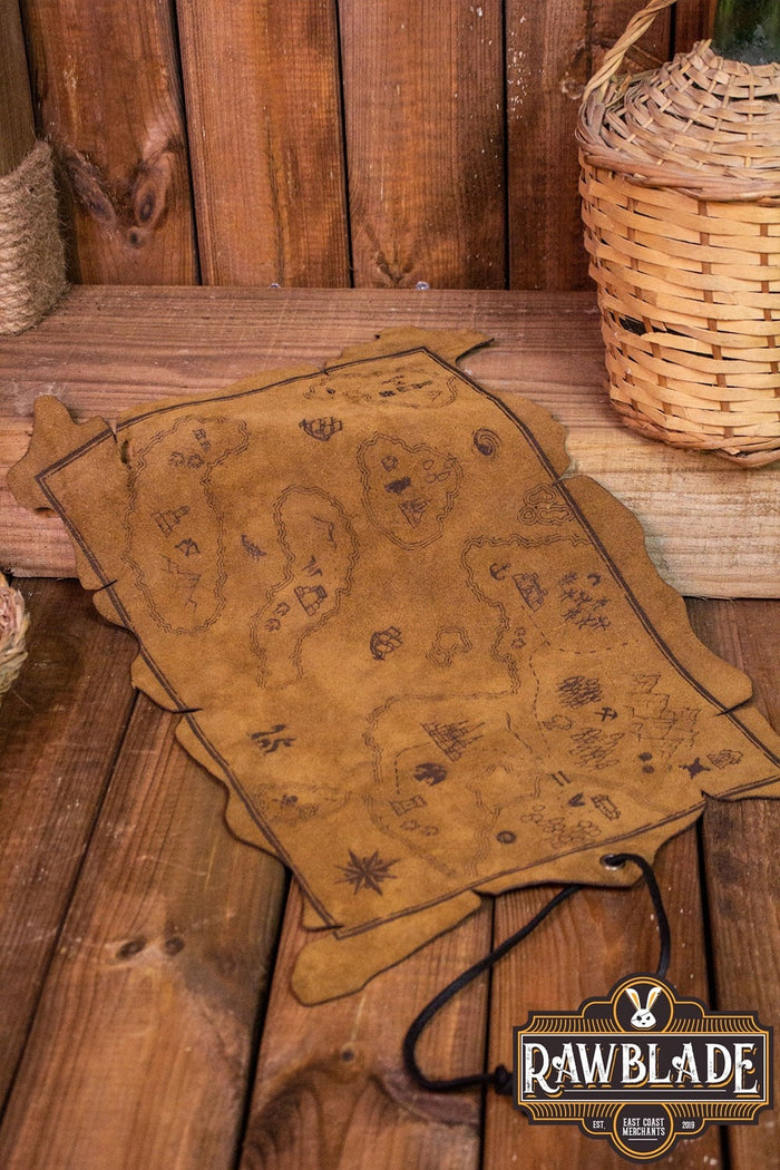 Explorer Karte aus Spaltleder