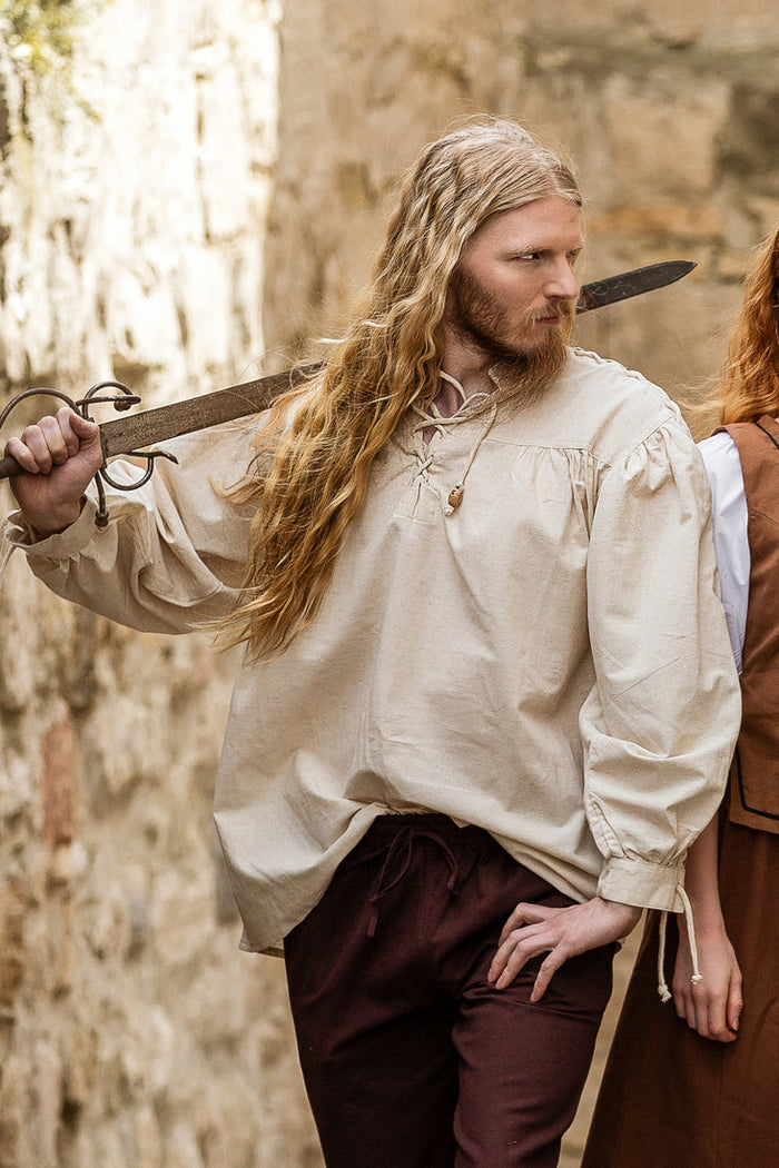 Hertugskjorte, creme