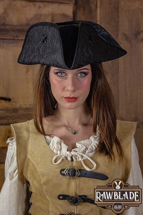 Klobouk Jack Rackham, deluxe, černý