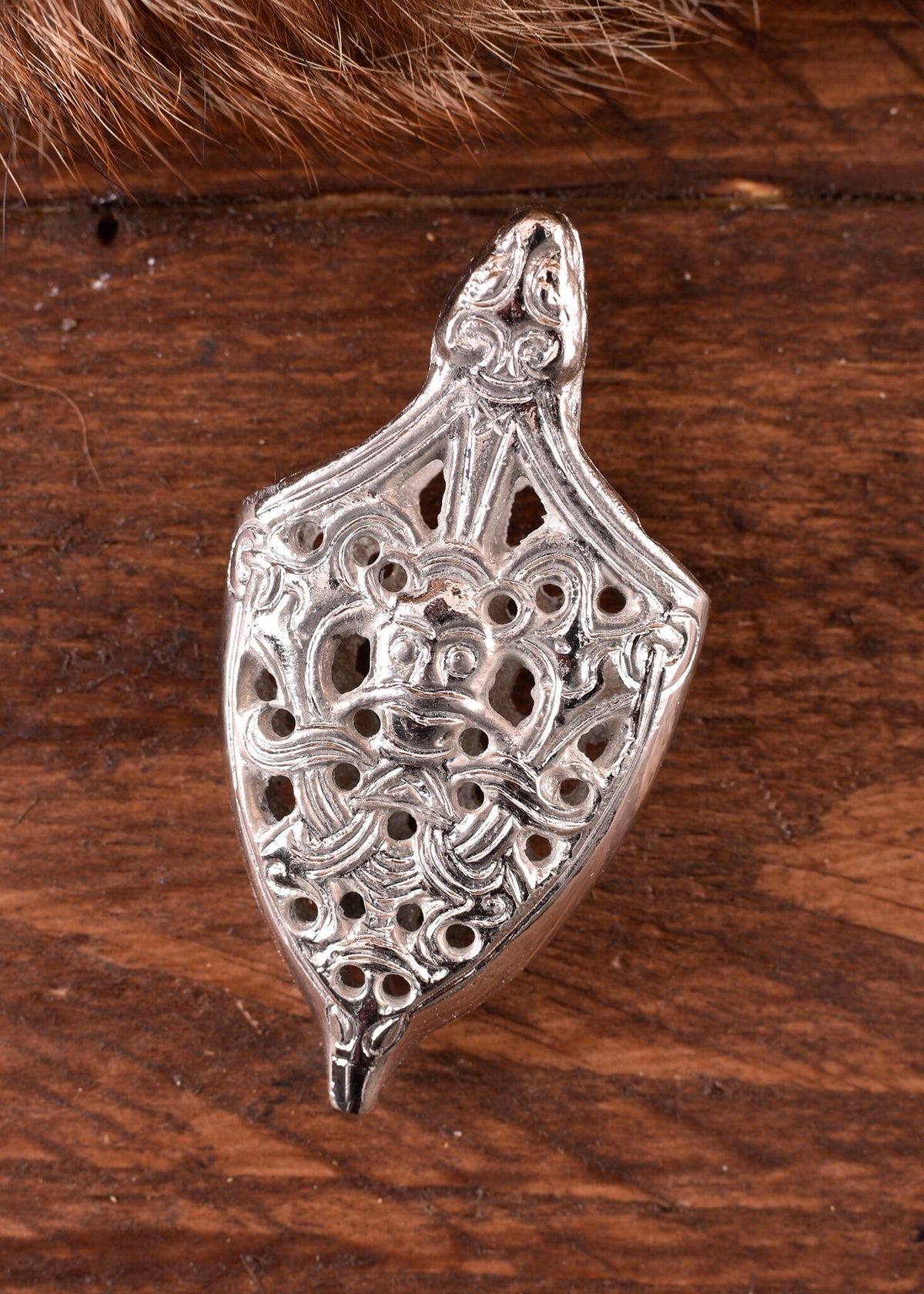 Chape for Viking sword scabbard