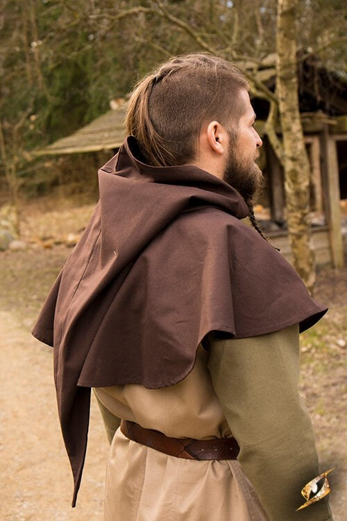 Cappuccio medievale Walt, marrone