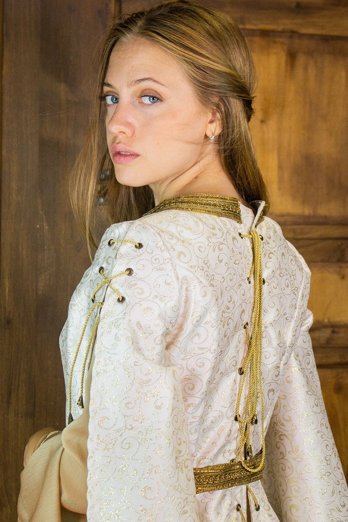 Aquitania Edles Kleid, weiß