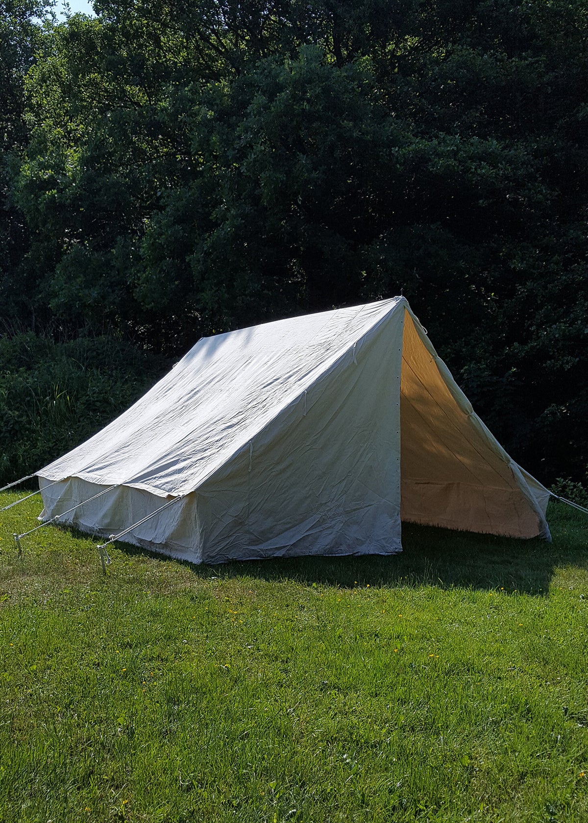 Płócienny namiot wojskowy, 3 × 3 m, 350 gsm