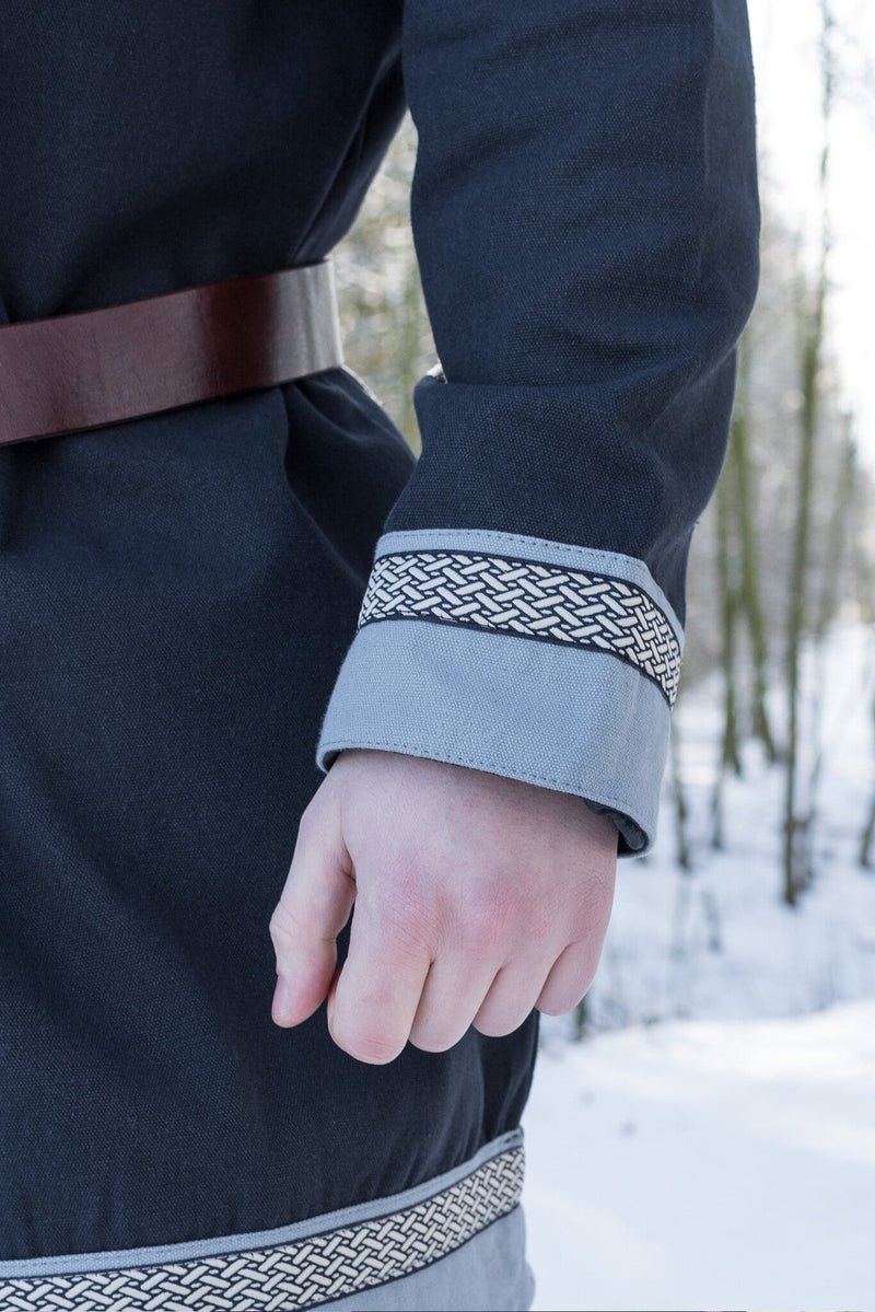 Caftano altomedievale Njord, blu