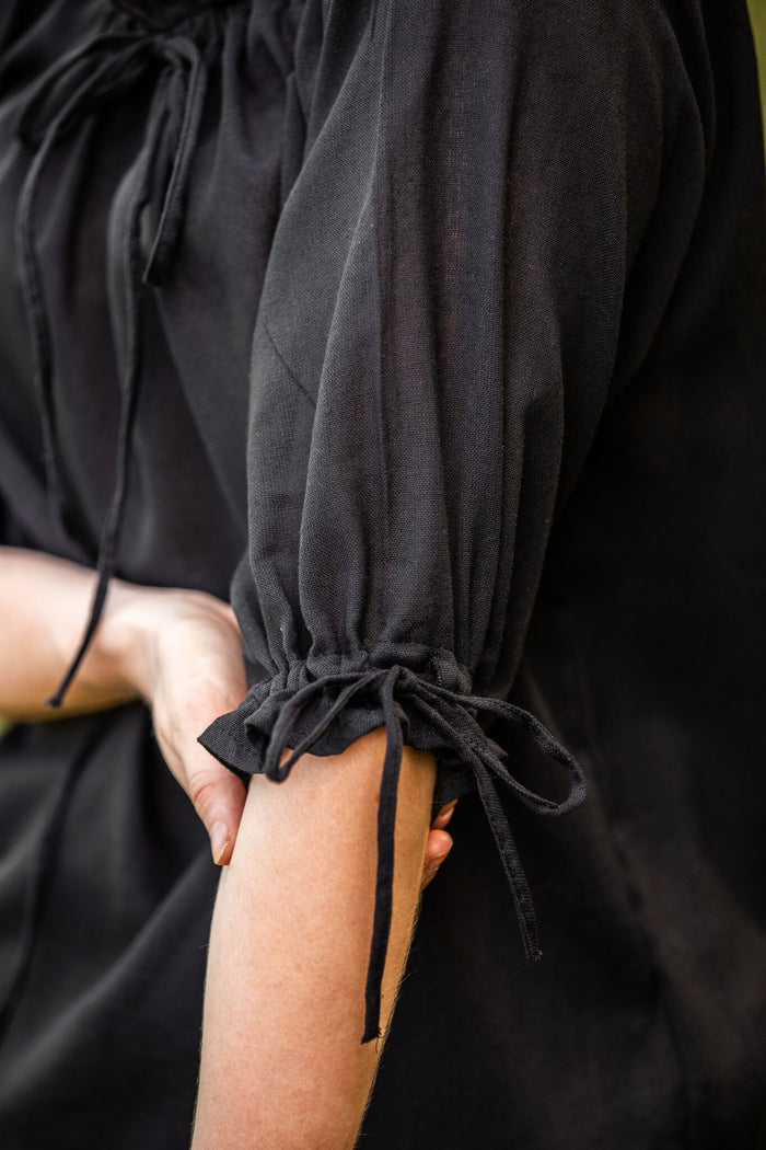 Baroque blouse Julia zwart