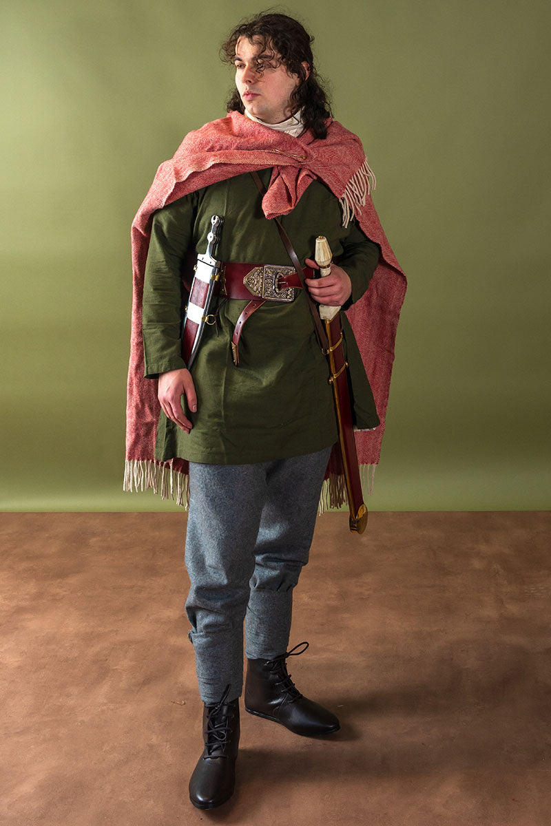 Leinen Wikingertunika Ragnar grün