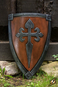 LARP vliegerschild staal-hout