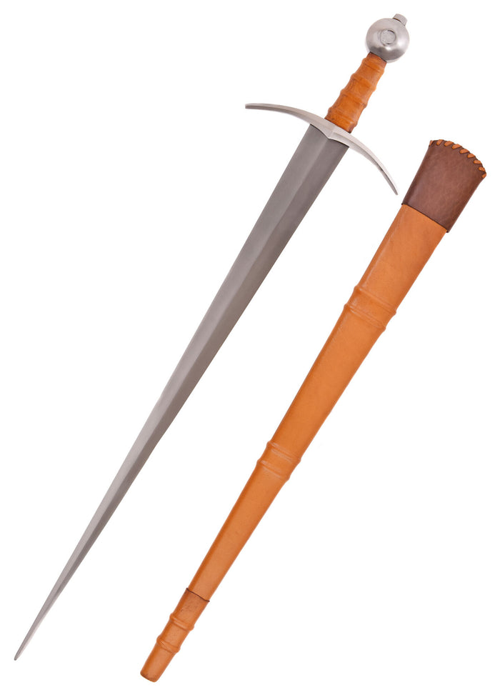 Espada medieval Comte de Nieuwerkerke, siglo XIV, semi-afilada