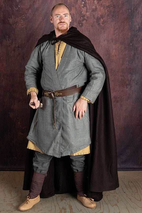 Manto Hibernus, marrón, mezcla de lana