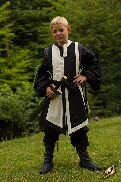 Våbenkjortel Geoffrey, sort-hvid