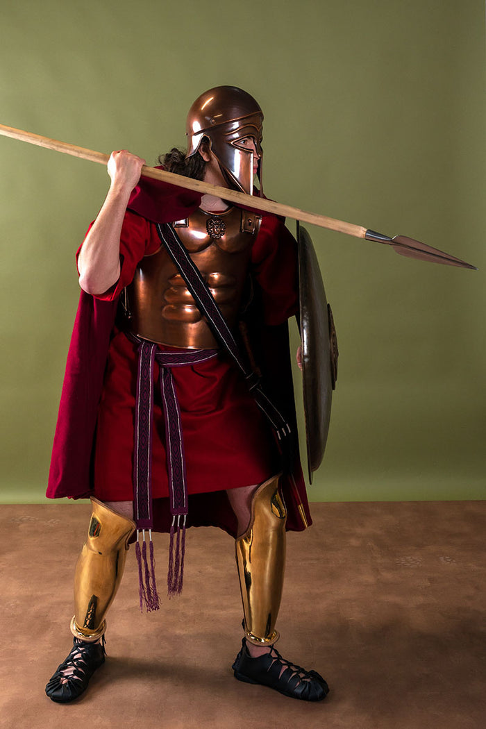 Middelalderlig kappe Karen, uldmix, rød