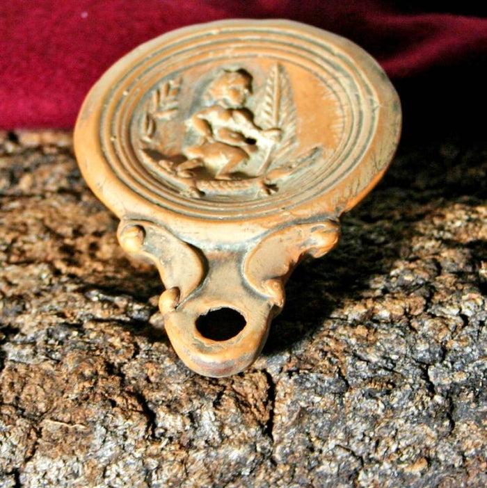 Römische Öllampe Kleopatra