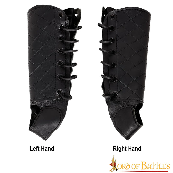 Boogschutter bracer rechterhand, bruin
