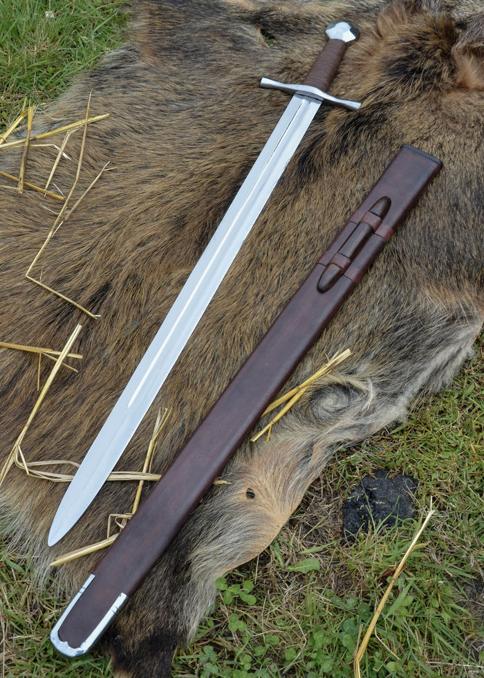 Engelsk enhandsvärja, 1200-tal, semi vass