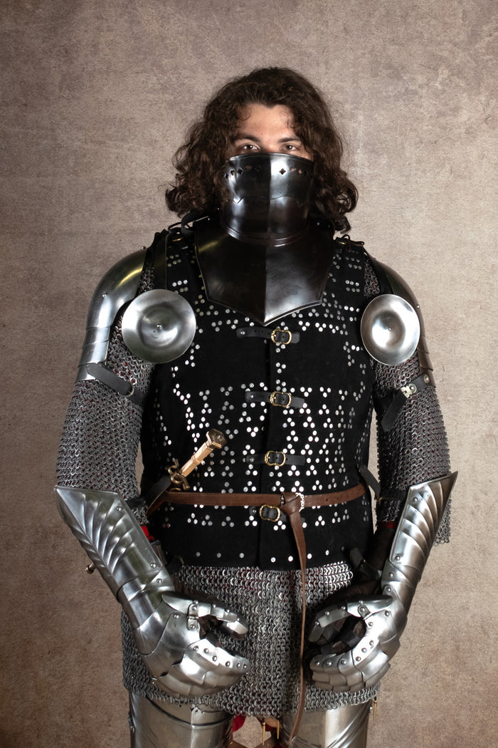 15. århundredes bevor, bronzeret, 1,6 mm