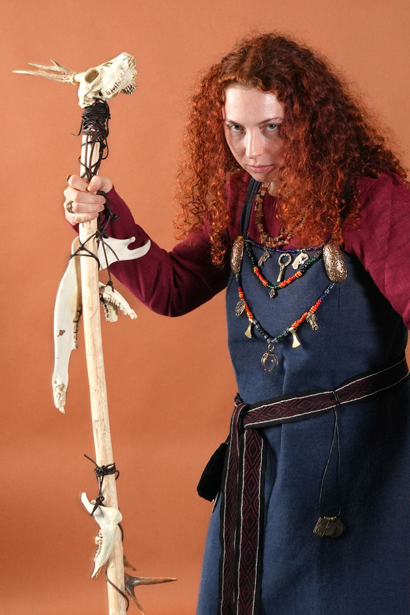 Cranio di cervo con corna e mascelle