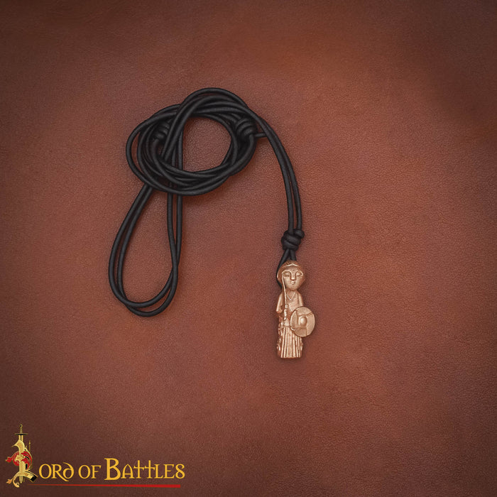 Vikingský amulet Valkyry z Hårby, bronz