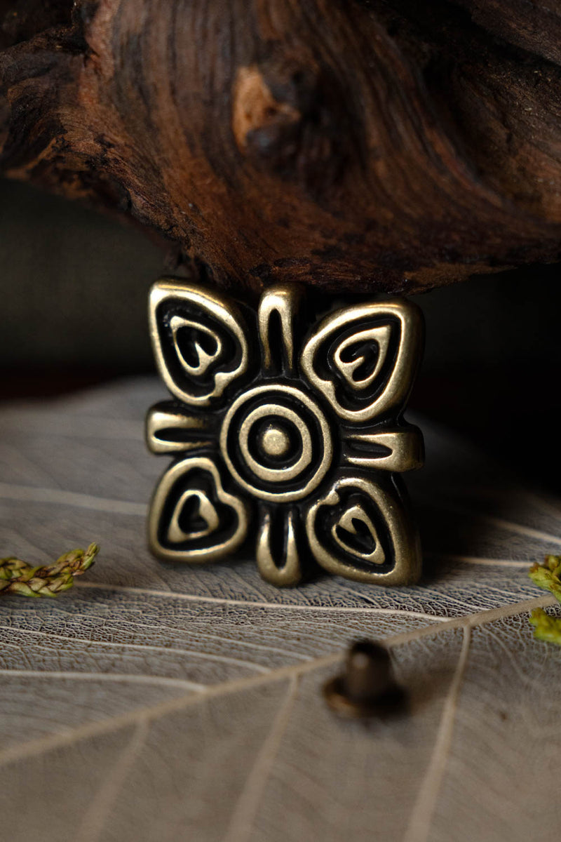 Wikińskie okucie torby Birka, 2,5 × 1,5 cm