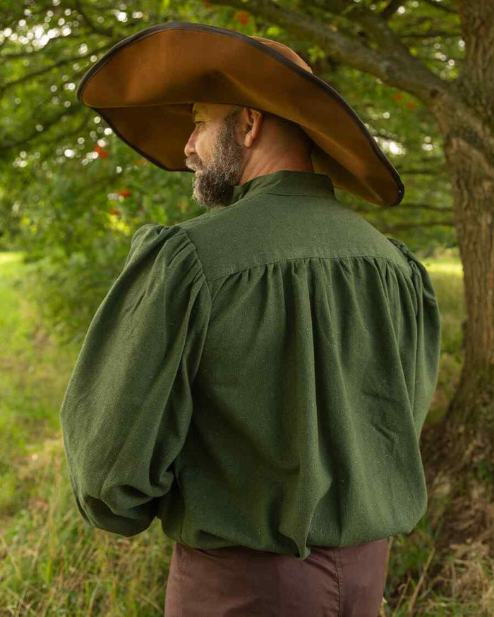 Medeltida skjorta Ansgar, grön