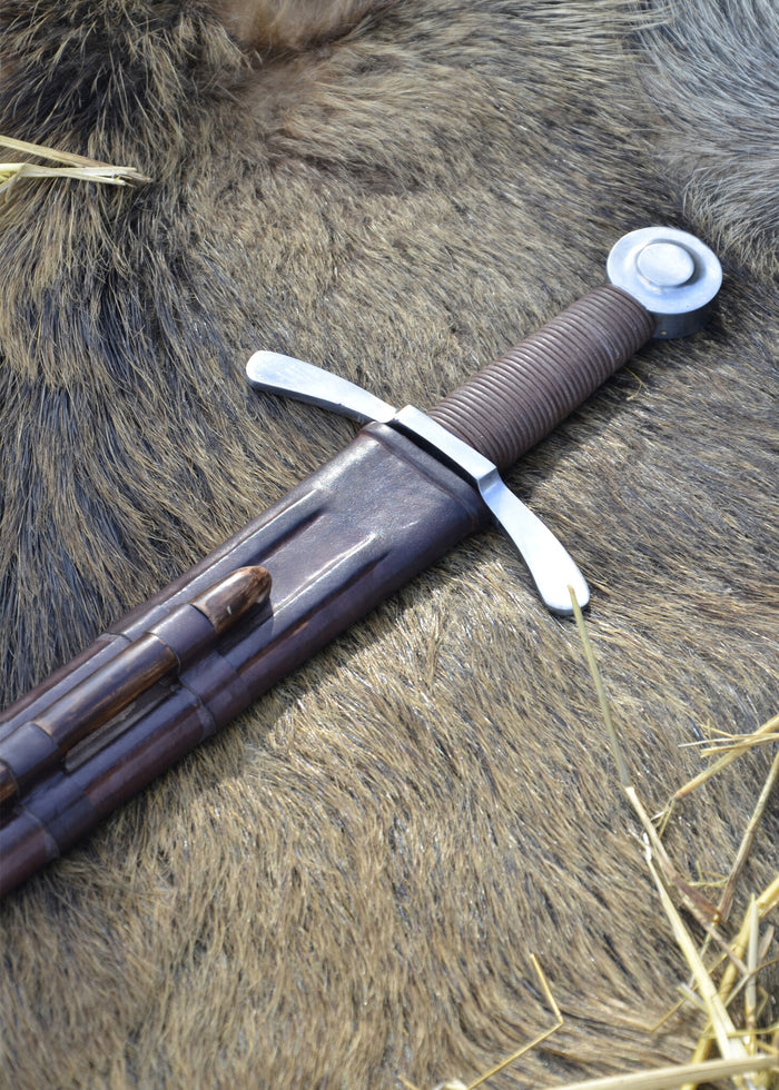 Średniowieczny miecz krzyżowca, tępy (battle-ready)