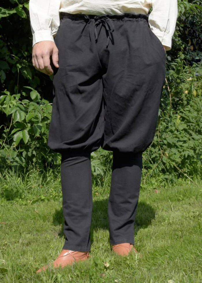 Pantaloni vichinghi Floki, neri