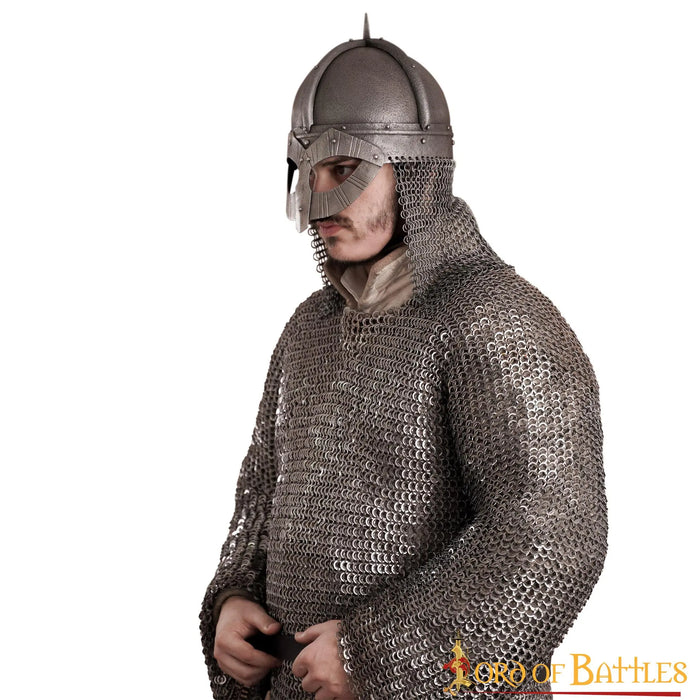 Casco vikingo Gjermundbu, patinado, 1,6 mm