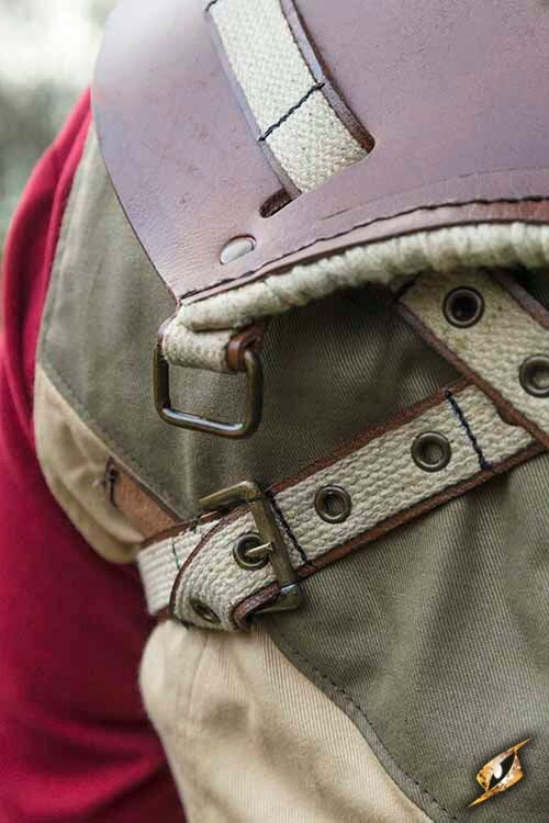 Armadura femenina Assassin, marrón/beige