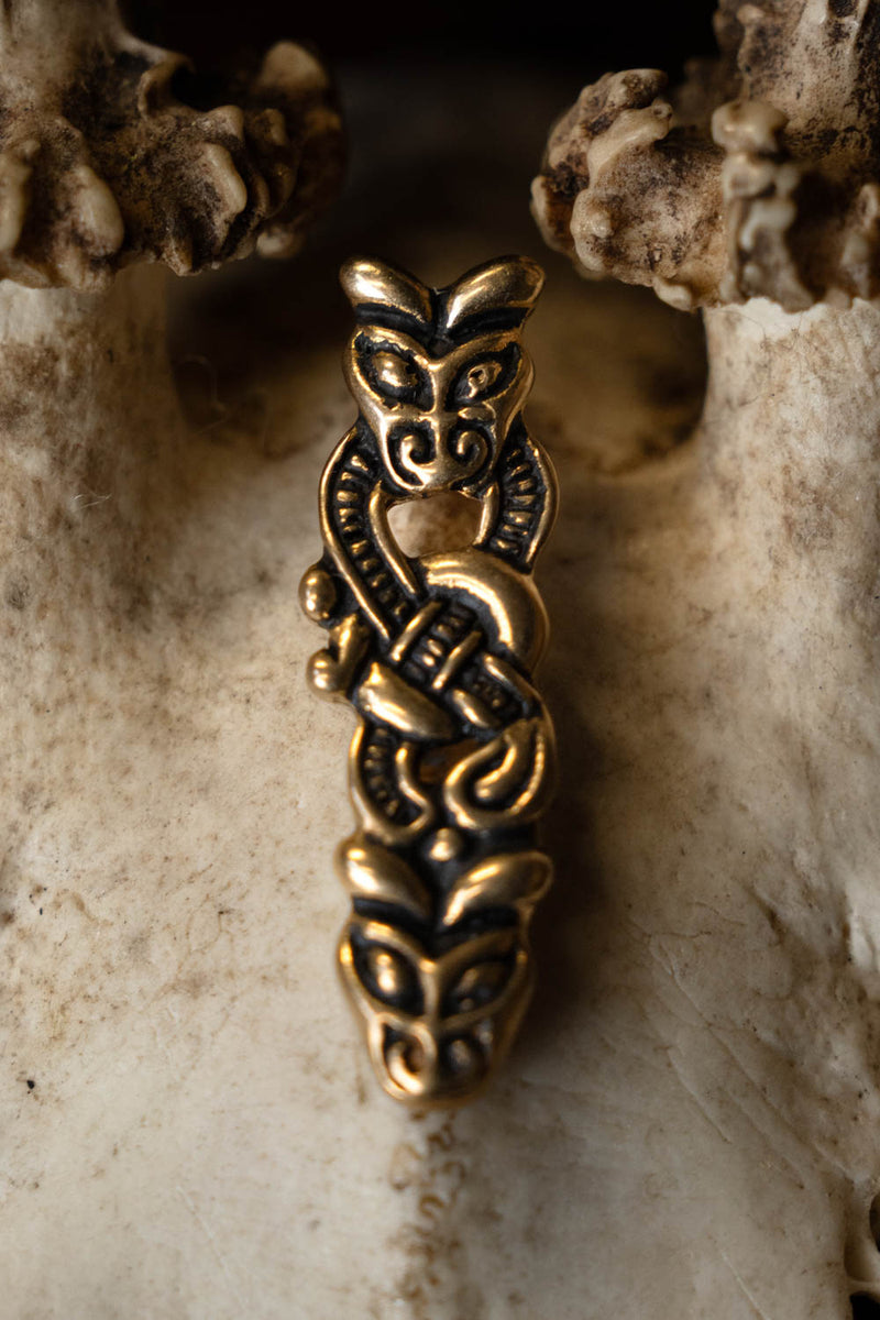 Vikingebælteende Borre, 1 cm (bronze)