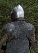 Camail, aventail, ongeklonken, gebronsd, 8 mm