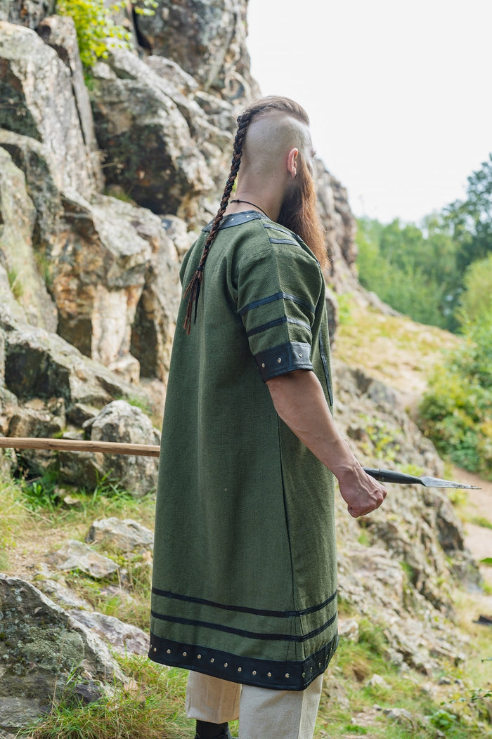 Tunic Viking jarl Rollo, green