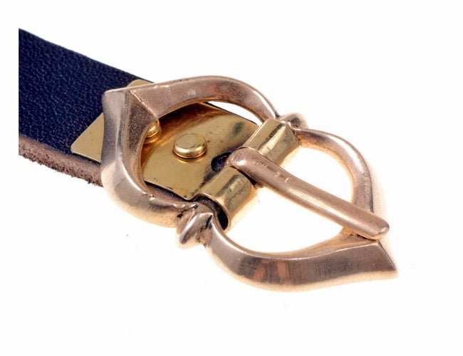 Gespplaatje 1.5 cm, brons