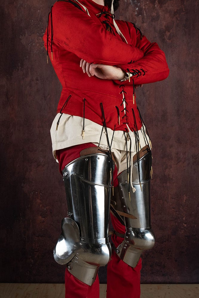 Avant cuisses, upper leg armor, 1.6 mm