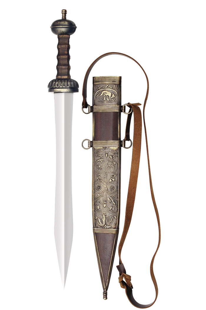 Gladio romano da centurione, semi-affilato