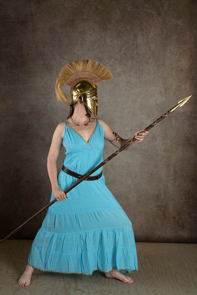 Gudinneklänning Athena, turkos