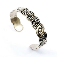 Keltische armband Clontarf, verzilverd brons