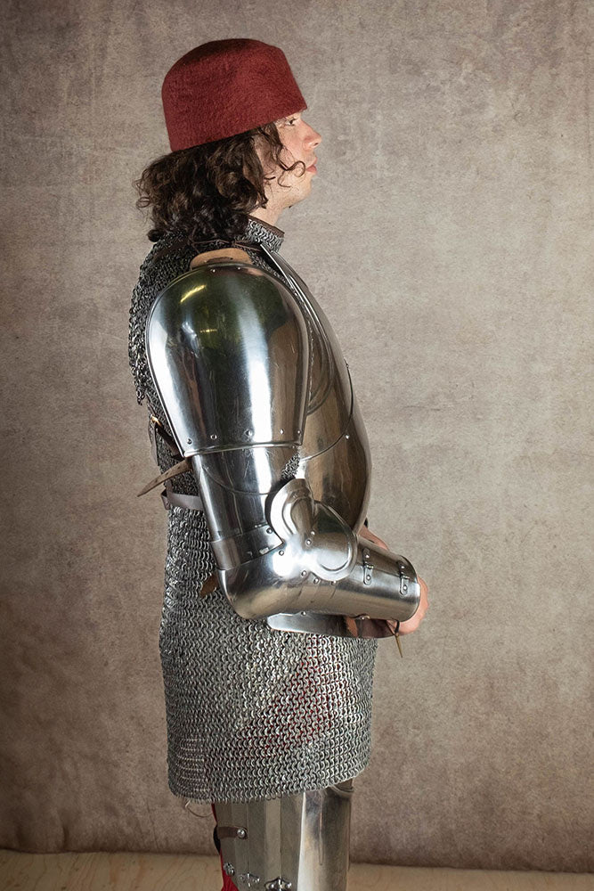 15. årh. milansk brystkyras, 1,6 mm