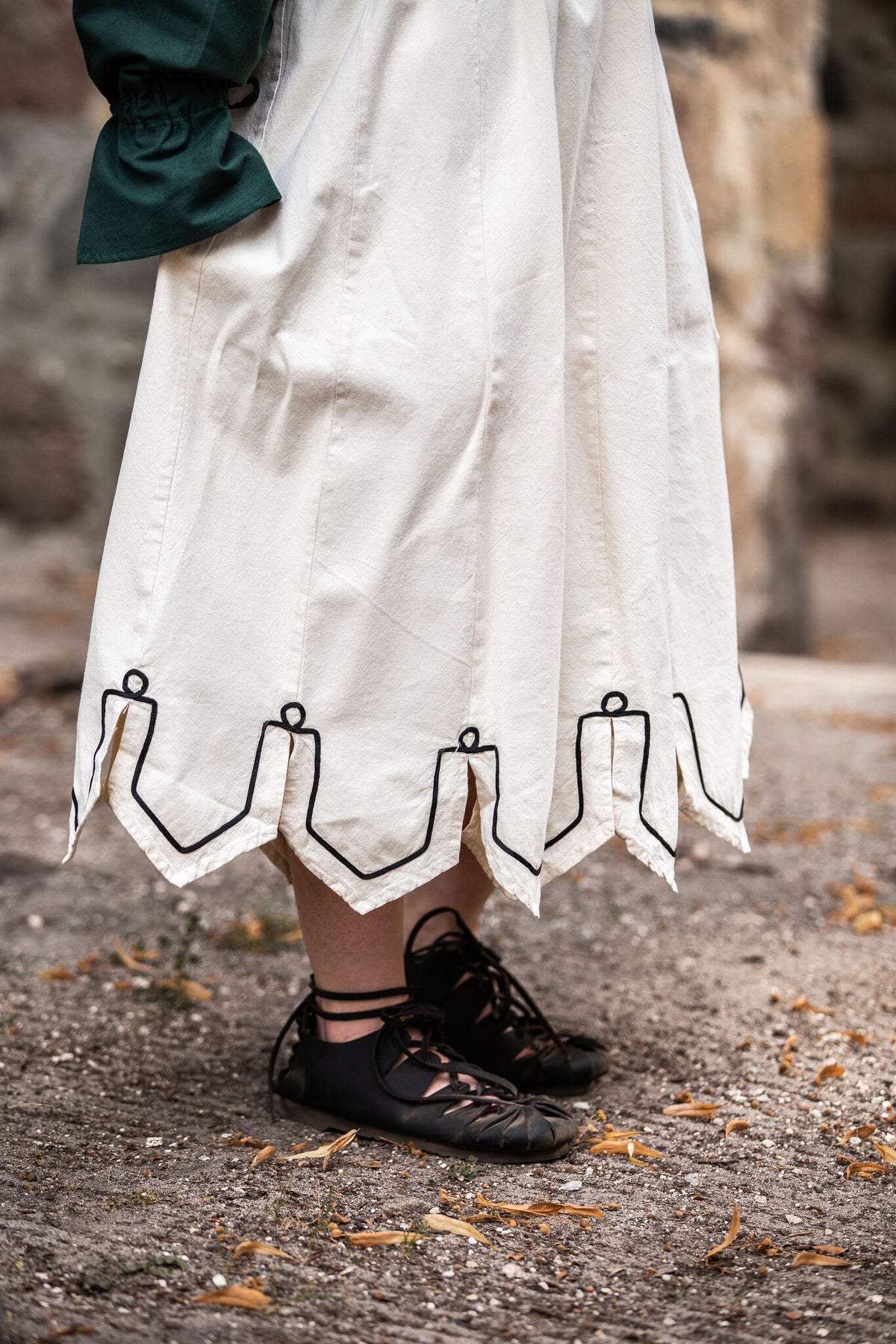 Robe Renaissance, crème