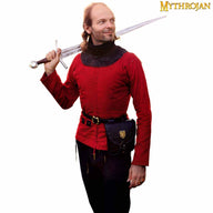 Arming doublet del siglo XV, rojo