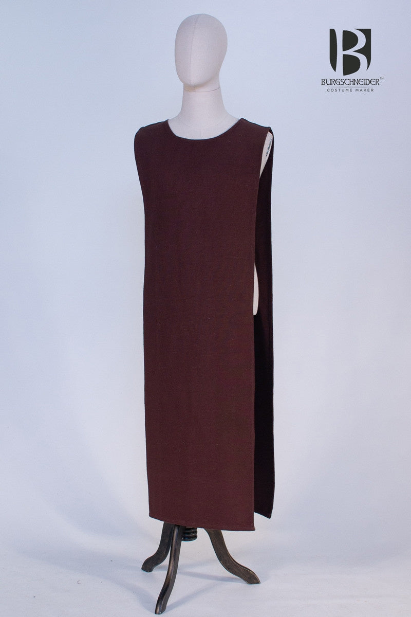Medieval tabard / surcoat, brown