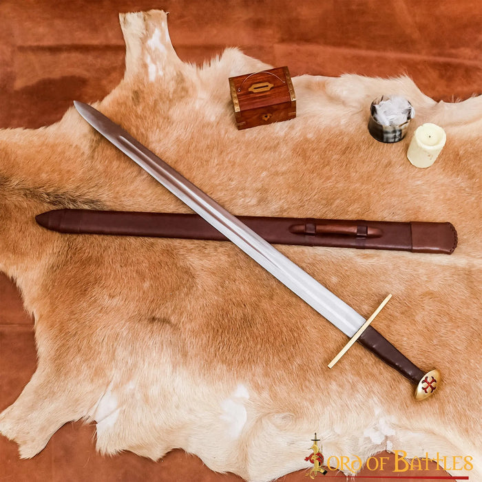 Espada Templária Hugo de Payens, semi-afiada