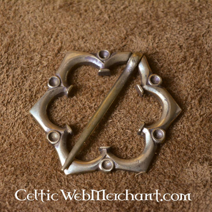 Gothic brooch, bronze