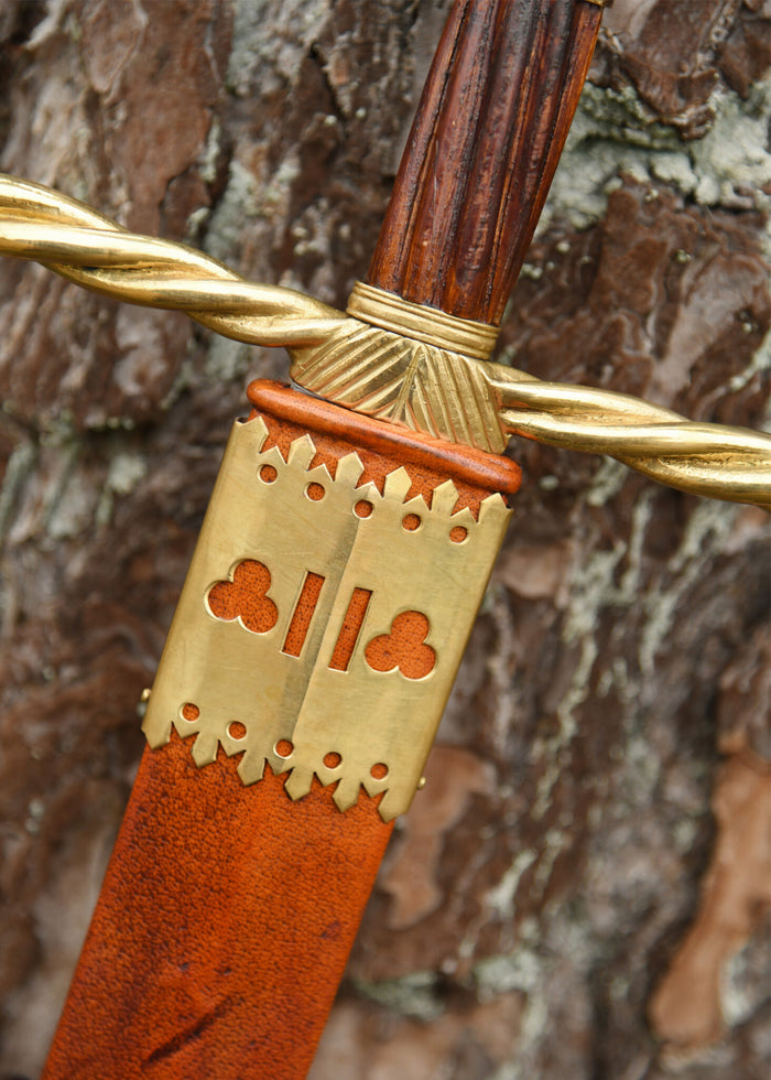 Średniowieczny miecz Oakeshott XVIII, półostry