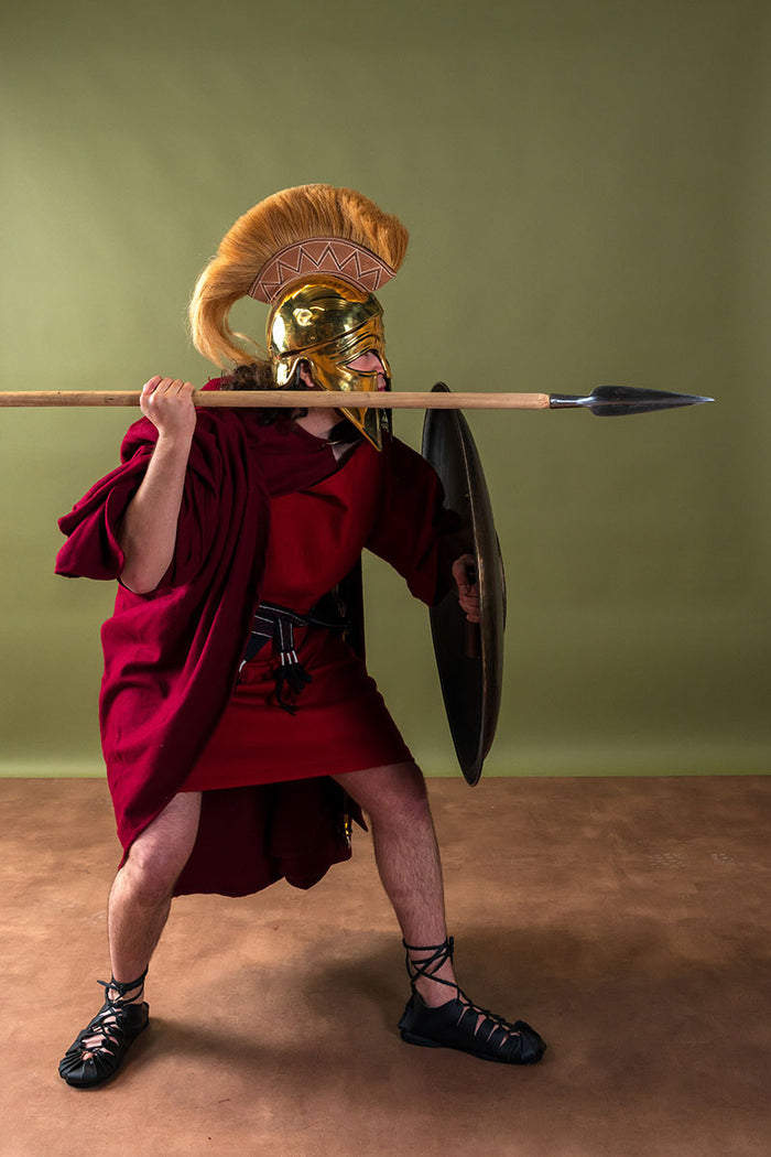 Leather Iron Age sandals black