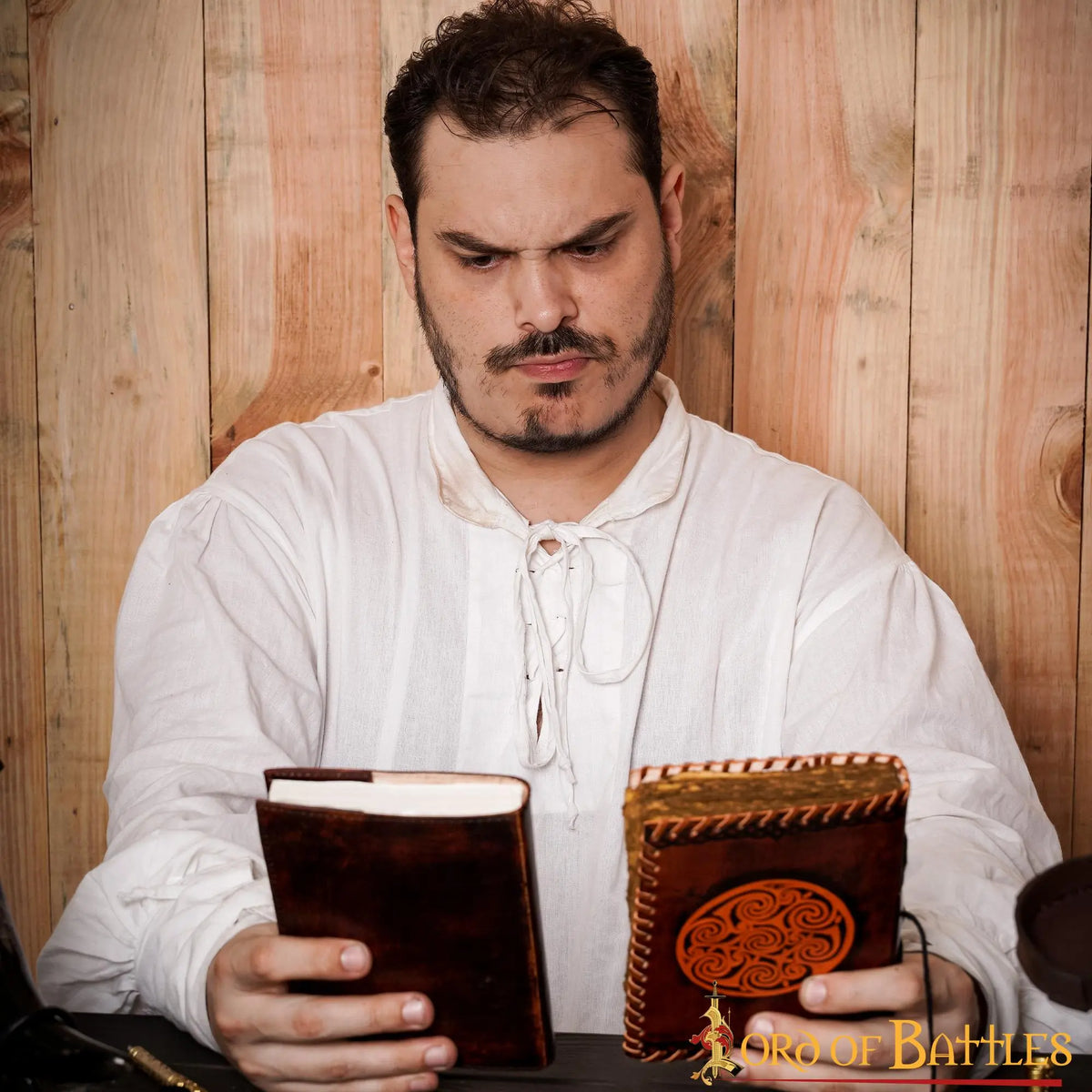 Leren boek Keltische spiralen