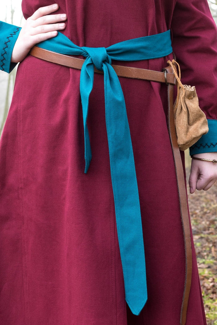 Viking dress Helga, red-blue