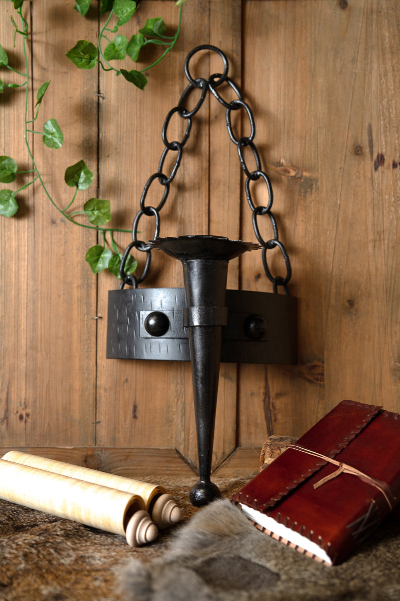 Castle candle holder