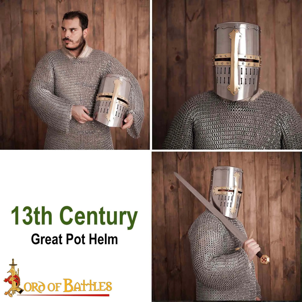 Early 13th century crusader helmet, 1.6 mm